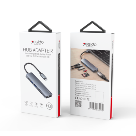 HUB ADAPTER 6 EN 1