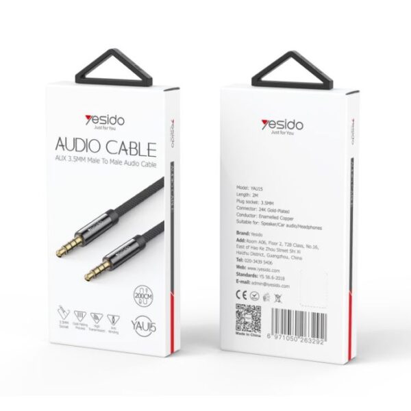 AUDIO CABLE 2M PVC