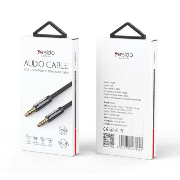 AUDIO CABLE 3M PVC