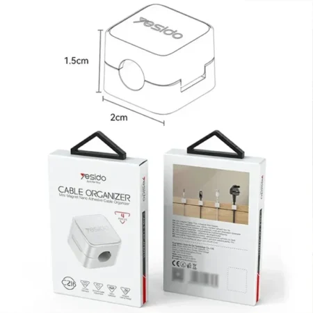 CABLE ORGANIZER BLANCO